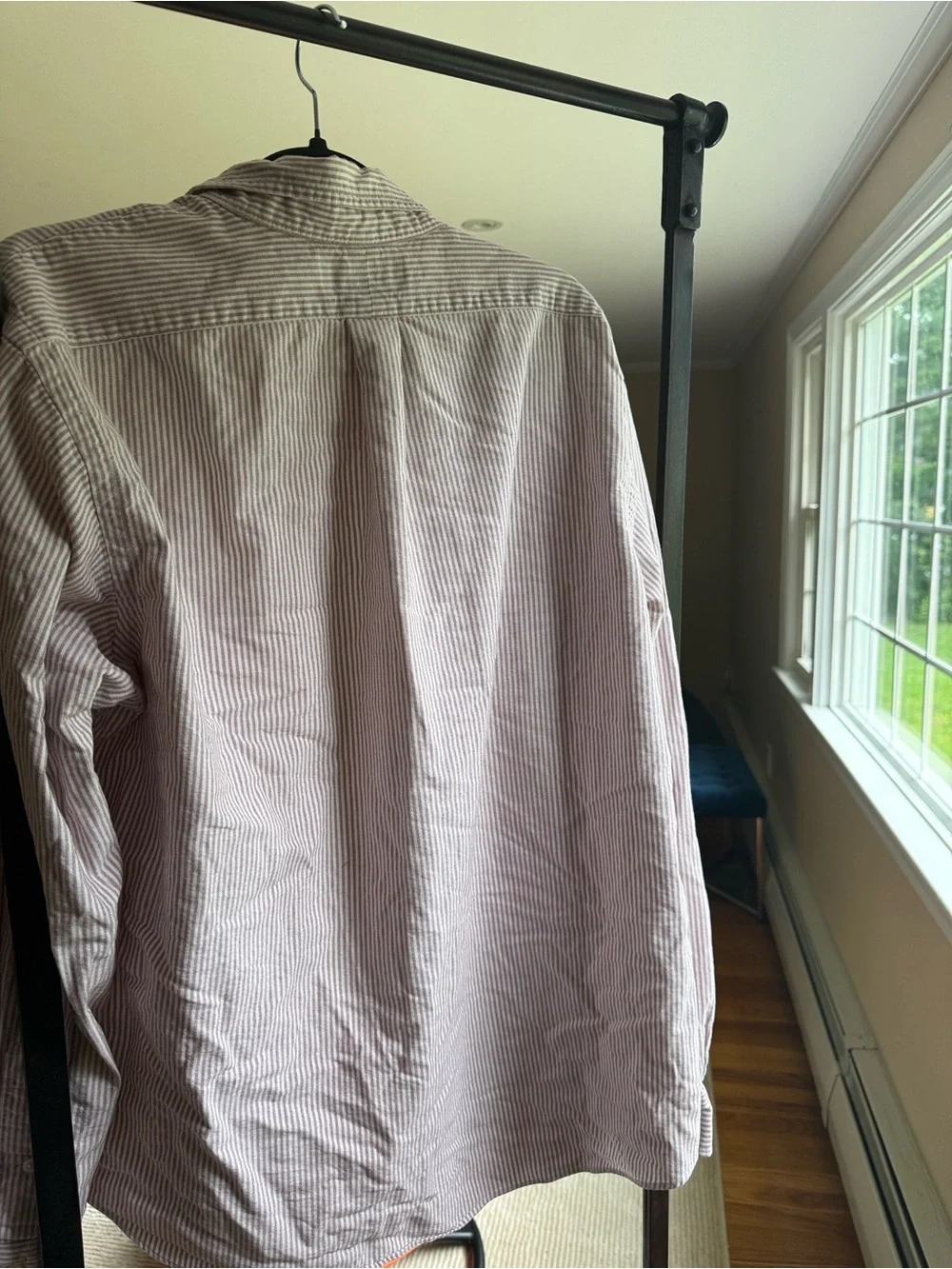 Polo by Ralph Lauren White and Pink Striped Button-Down Shirt